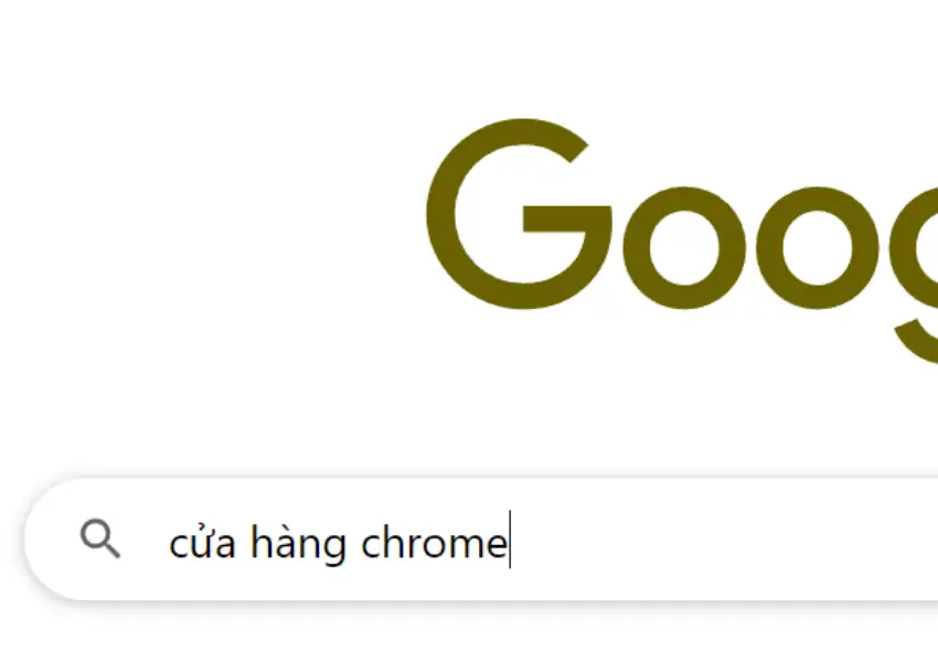Truy cập vào Chrome > Tìm kiếm cửa hàng Chrome.