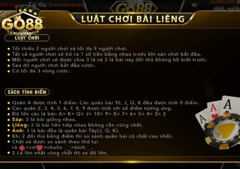 Luật chơi bài Liêng